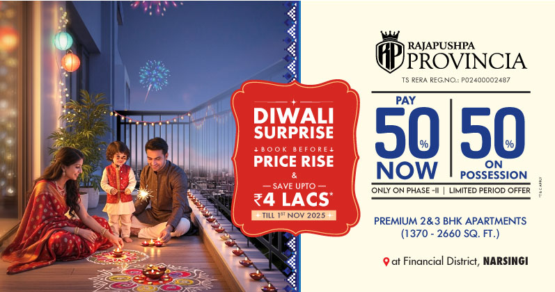 Rajapushpa Provincia 2 & 3 BHK Apartments, Tellapur