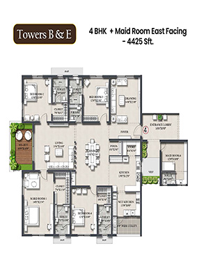 Rajapushpa Infina at Mancherevula - 3 & 4 BHK Apartments