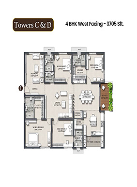 Rajapushpa Infina at Mancherevula - 3 & 4 BHK Apartments